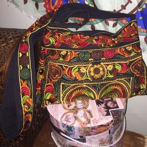 Sam Well embroidered crossbody